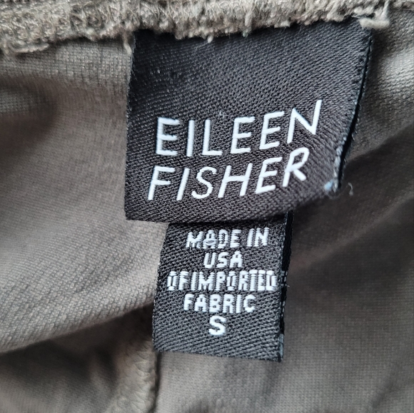 Eileen Fisher Organic Cotton Wide Cropped Pant Sz S - Picture 3 of 5